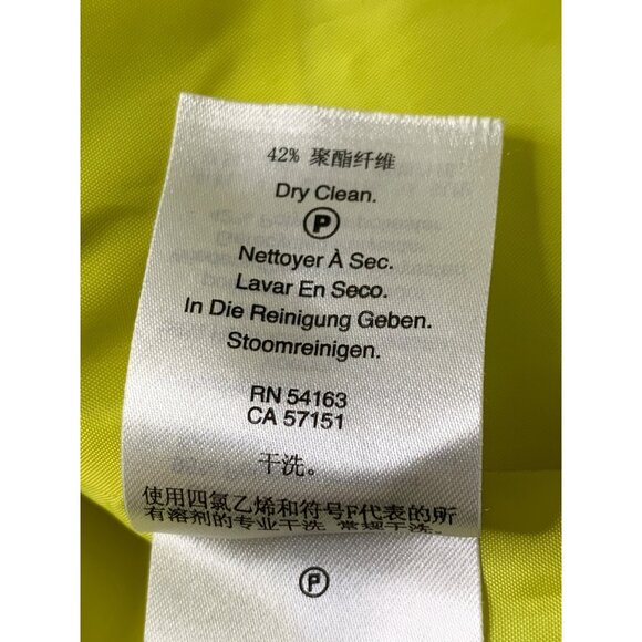 Womens DKNY Neon Green Blazer Size 2 EUC Cuffable EUC - Picture 4 of 10